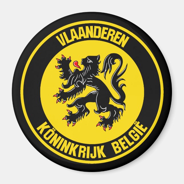 Imã Vlaanderen Round Emblem (Frente)