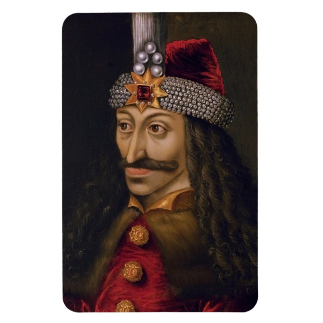 Ímã Vlad tepes Impaler Voivode retrato Dracula histori (Vertical)