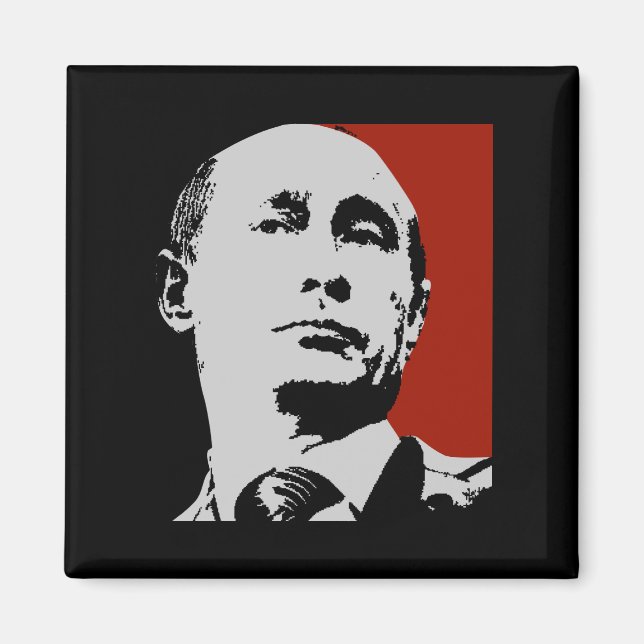 Imã Vladimir Putin Vermelho (Frente)
