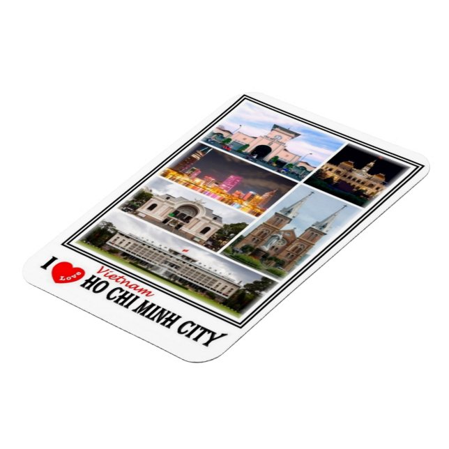 Ímã VN Vietnam - Ho Chi Minh City Saigon - (Left Side)