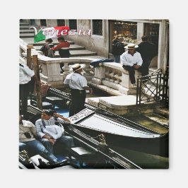 Imã VNT061 VENICE, Gondolas, Veneto, Itália, Fridge