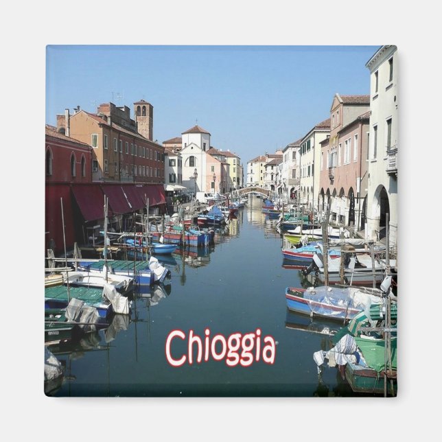 Imã VNT115 CHIOGGIA, Porto, Veneto, Itália, Cordilheir (Frente)