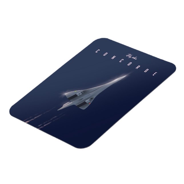 Ímã Voar O Poster de viagens Concorde (Left Side)