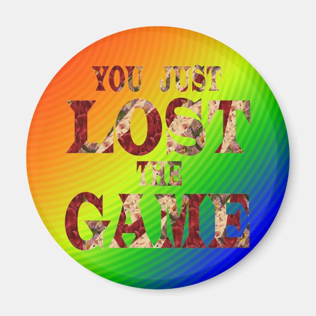 Imã Você acabou de perder o jogo "Internet meme" (Frente)