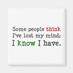 Imã Você apenas pensa que você sabe o que está em