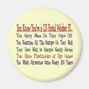 Imã Você conhece seu um TRABALHADOR POSTAL SE