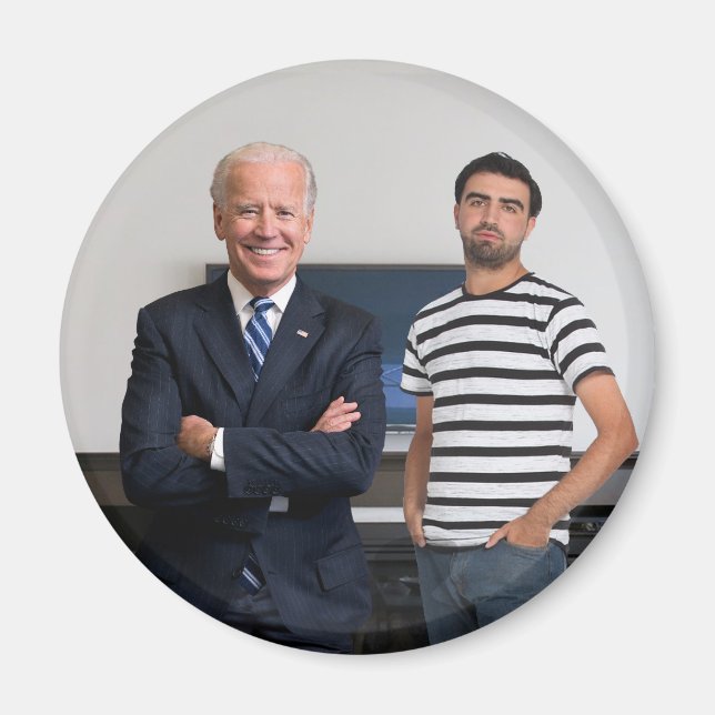 Imã Você Conheceu o Presidente Joe Biden | Adicione su (Frente)