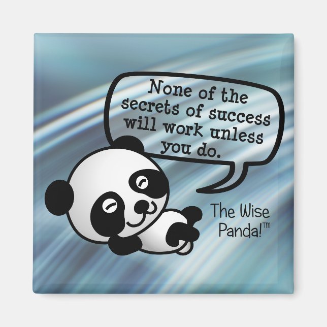 Imã Você deve trabalhar como duro para o sucesso (Frente)