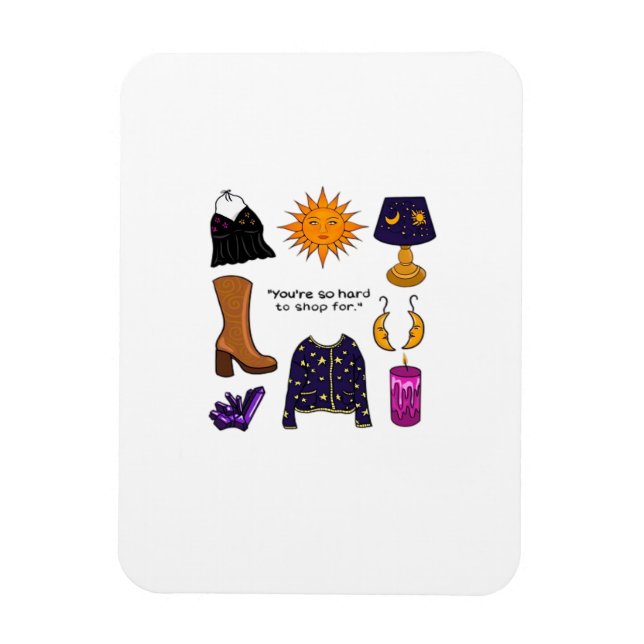 Ímã Você é Difícil de Comprar para Estética Whimsigoth (Vertical)