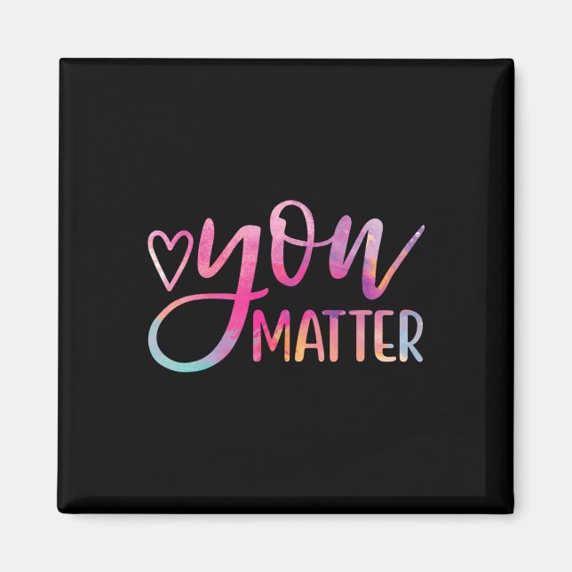 Imã Você é importante - Consciencialização da saúde me (Frente)