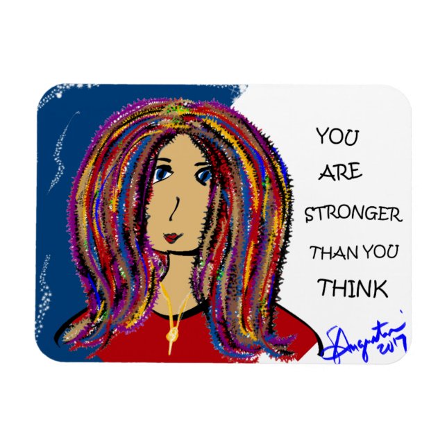 ÍMÃ VOCÊ É MAIS FORTE DO QUE PENSA (Horizontal)