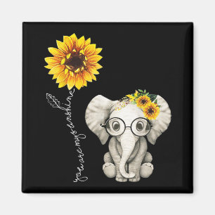Imã Você É Meu Elefante De Girassol De Hippie
