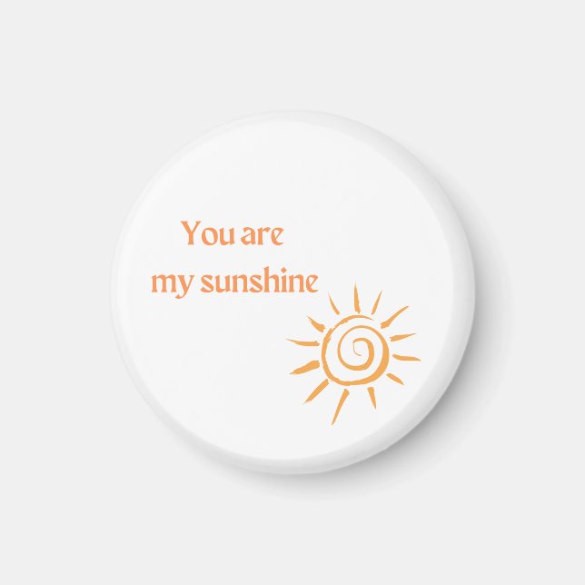 Imã Você é meu ímã de sol (Frente)