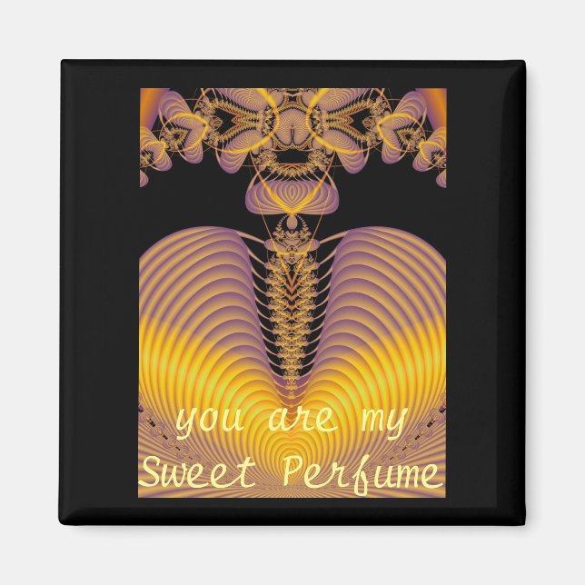 Imã Você é meu... Magneta quadrada (Frente)