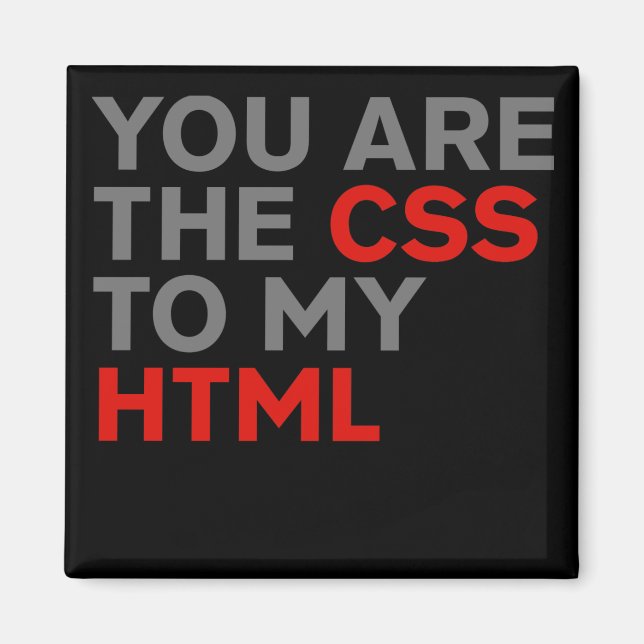 Imã Você é o CSS do meu HTML (Frente)