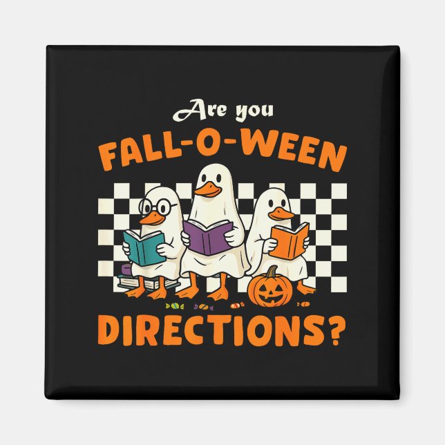 Imã Você é Professor de Ganso Fantasma de Direções Fal (Frente)