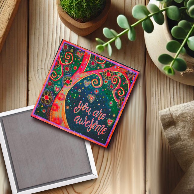 Imã Você é uma linda árvore branca (Criador carregado)