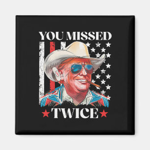 Imã Você Errou Duas Vezes Ocidental Trump Cowboy Trump