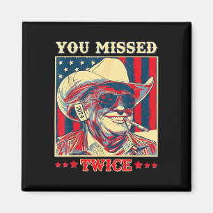 Imã Você Errou Duas Vezes Western Trump Cowboy Trump 2