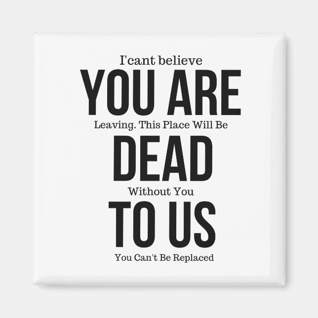 Imã Você está Morto de nós agora (Frente)