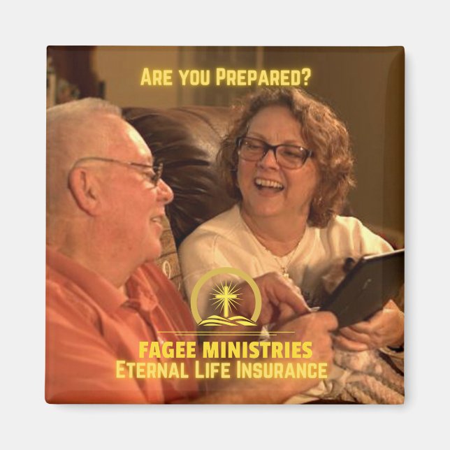 Imã Você Está Preparado? Magneto De Seguro De Vida (Frente)