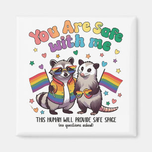 Imã Você Está Seguro Comigo, Animal LGBT Raccoon