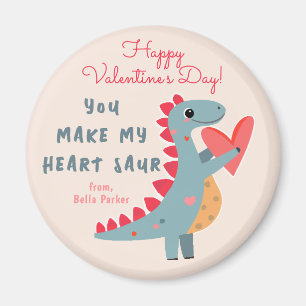 Imã Você faz o meu Namorados do Dinossauro do Coração