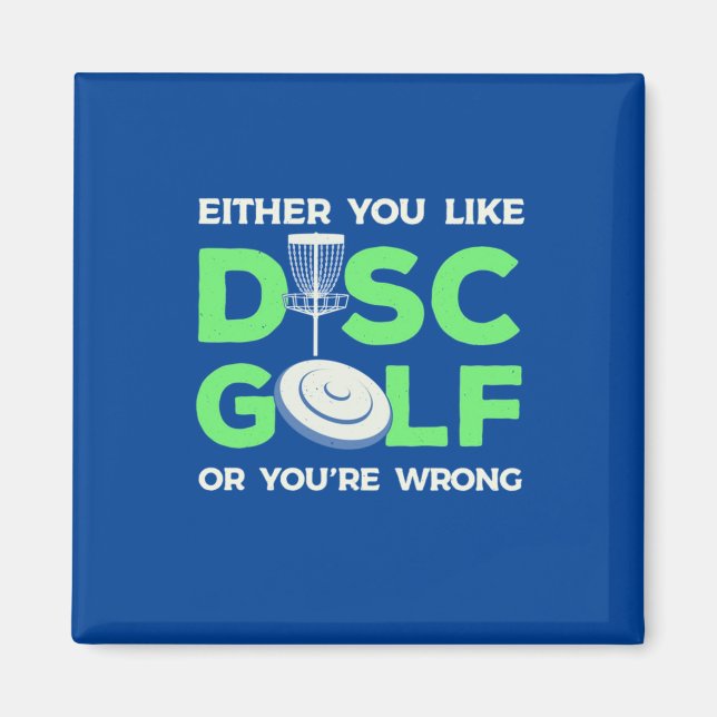 Imã Você Gosta De Golfe De Disco (Frente)