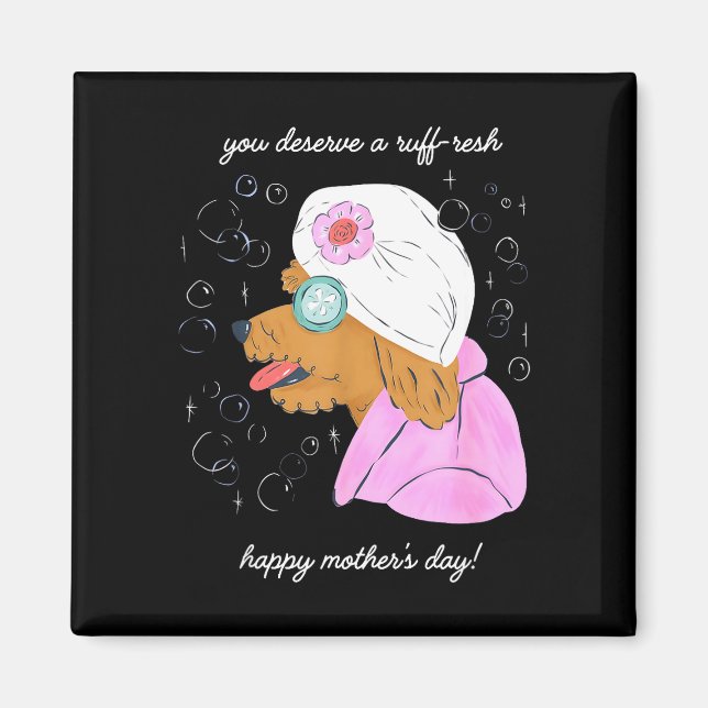 Imã Você merece um dia das mães feliz e renovado  (Frente)
