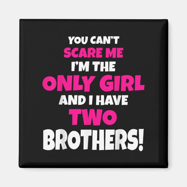 Imã Você não pode me dizer que tenho dois irmãos apena (Frente)