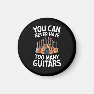 Imã Você Nunca Pode Ter Muitos Violões Músico Divertid
