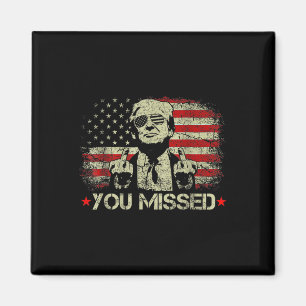 Imã Você Perdeu Trump 2024 American Flag