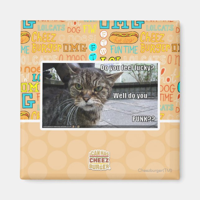 Imã Você se sente sortudo? (Frente)