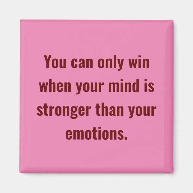 Imã Você só pode ganhar (Frente)