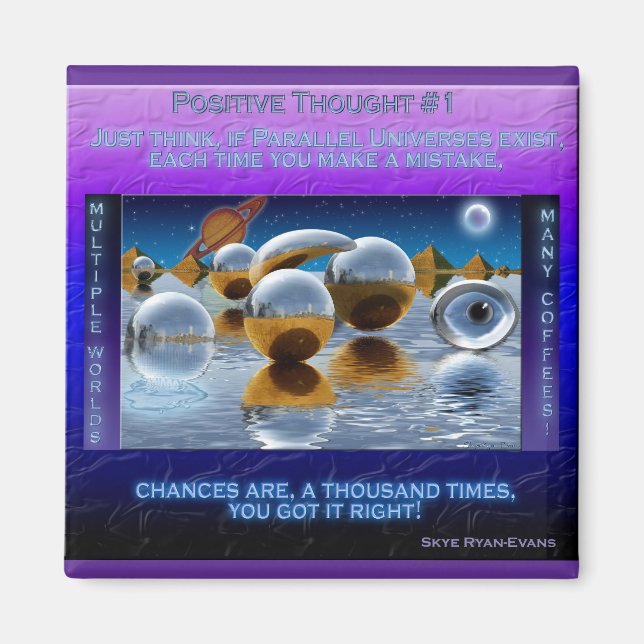 Imã VOCÊ TEM CERTEZA! ~ Diversão dos magnetos filosófi (Frente)