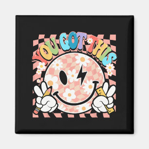 Imã Você Tem Groovy Smile Motivational Testing Day Tea