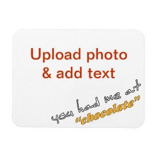 Ímã Você teve-me na imã de geladeira do "chocolate" 