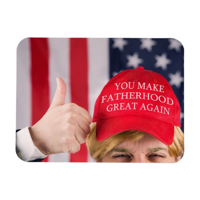 Ímã Você Torna Excelente Da Festa Novamente Trump (Horizontal)