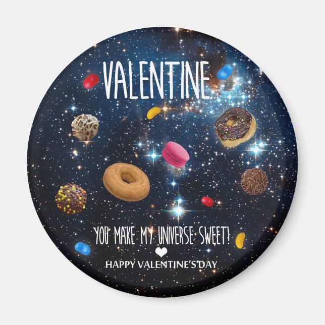 Imã Você torna meu universo doce Valentim (Frente)