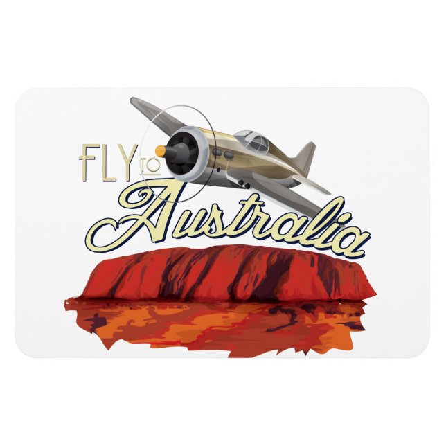 Ímã Voe para a Austrália (Horizontal)