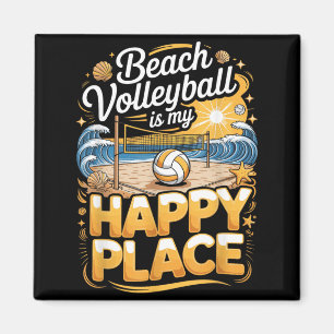 Imã Volei de Praia é Meu Local Feliz Jogador
