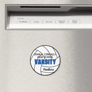 Imã Vôlei de Varsity Azul Personalizado Equipe de Esco
