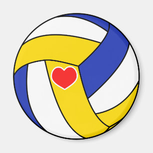 Imã Vôlei do amor - bola desportiva com magneta do cor