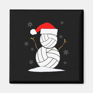 Imã Voleibol Snowman Xmas