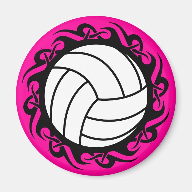 Imã voleibol tribal (Frente)