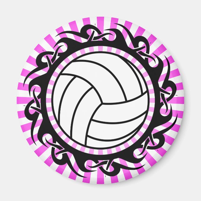 Imã voleibol tribal (Frente)