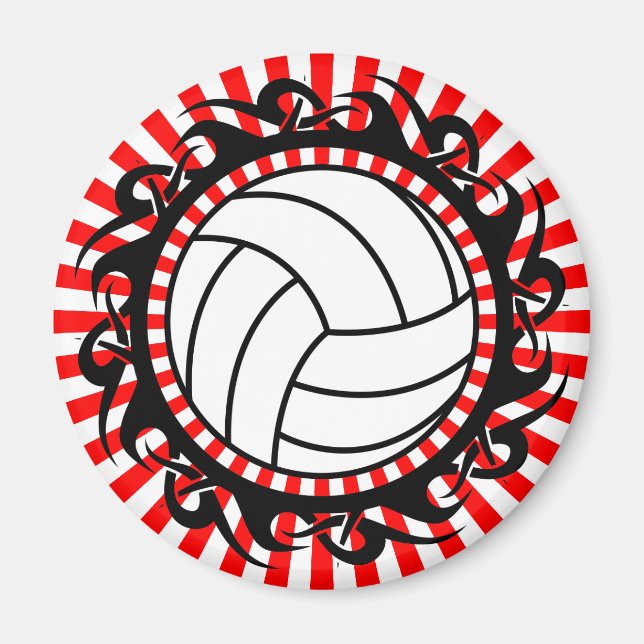 Imã voleibol tribal (Frente)