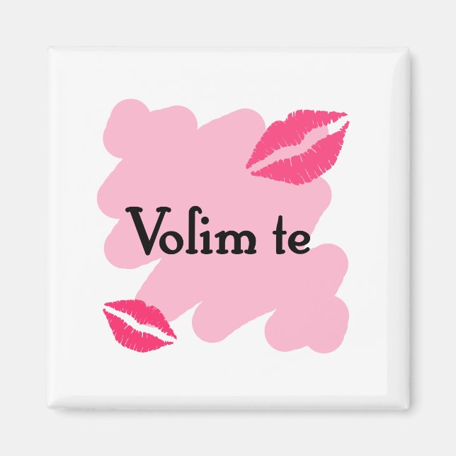 Imã Volim te - Sérvio Eu te amo (Frente)