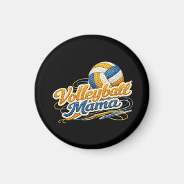 Imã Volleyball Mama Magnet – Retro Volleyball Mom