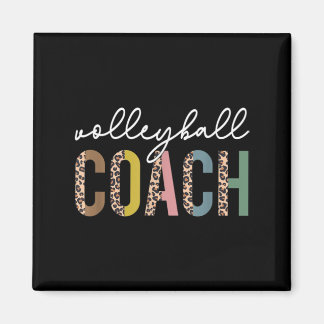 Imã Volleyball Mom Leopard Volleyball Coach Team Gift